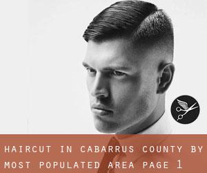 Haircut in Cabarrus County by most populated area - page 1