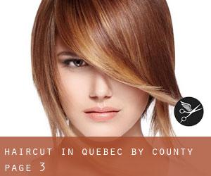 Haircut in Quebec by County - page 3