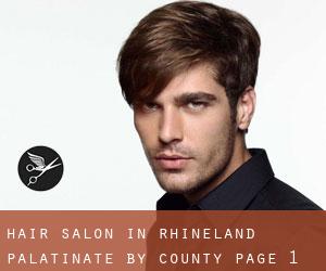 Hair Salon in Rhineland-Palatinate by County - page 1