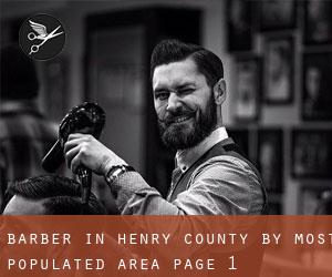 Barber in Henry County by most populated area - page 1