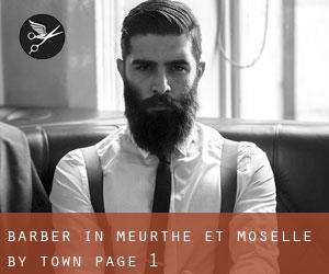 Barber in Meurthe et Moselle by town - page 1
