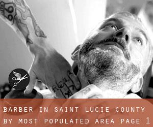Barber in Saint Lucie County by most populated area - page 1