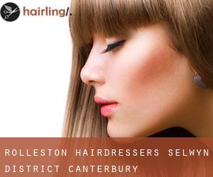 Rolleston hairdressers (Selwyn District, Canterbury)